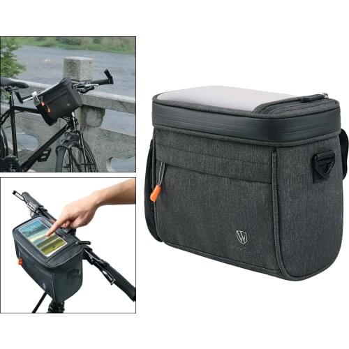 Bike Handlebar Bag Bicycle Frame Bag Large Capacity Waterproof Bike Phone Bag