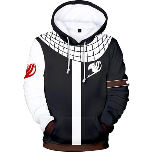 Fairy Tail Hoodie Natsu Cosplay 3D Print Hoodies Adult Men Women Sweatshirts Clothes Pullover