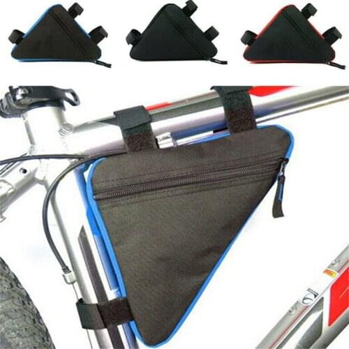 New Bicycle Mountain Bike Accessories Bike Triangle Bag Bike Front Tube Frame Phone Waterproof Bag Cycling Bike Frame Saddle Bag