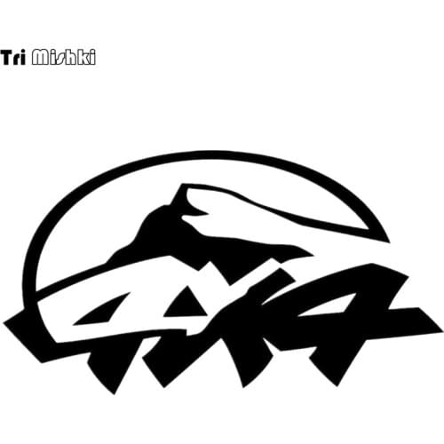 Tri Mishki HZX429 12*21.6cm 4x4 off road car sticker funny auto car stickers