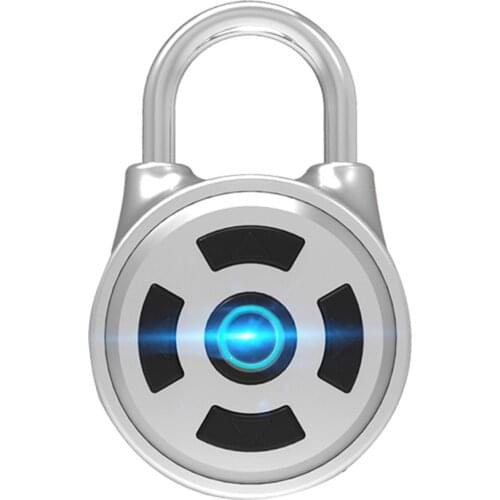 Smart Bluetooth Keyless Lock Waterproof APP Button Anti-Theft Password Door Luggage Padlock PR Sale