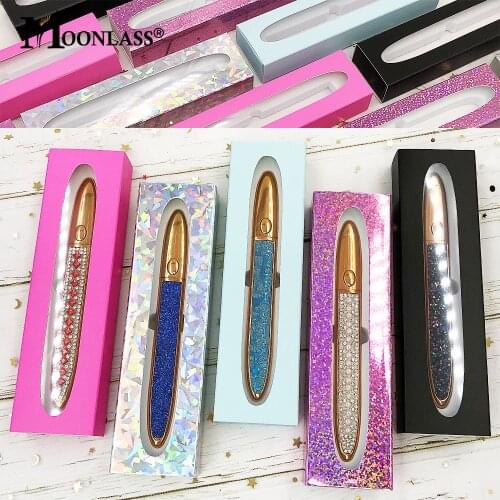 Magic Self-adhesive Eyeliner Lash Glue Pen Magnetic-free Waterproof Eye Liner Pencil Makeup Set Boxes Eyelashes Fast Shipping