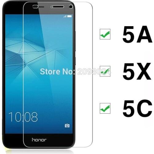 Protective Glass For Huawei Honor 5x 5a Tempered Glas 5 C X A C5 X5 A5 Film Screen Protector On Honor5c Honor5x Honor5a Guard
