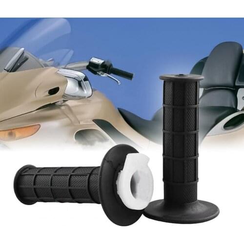 1 Pair Professional 30mm Replacement Throttle Accelerator Handlebars Hand Grip with Throttle Cable Grip for Motorcycle