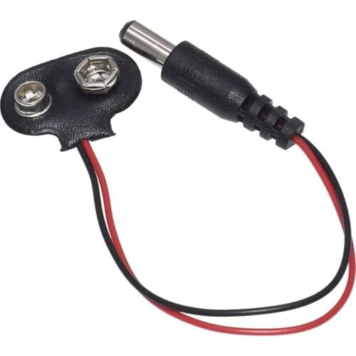 1pcs /lot UNO R3 9V Battery Connector 9V battery clip for arduino in stock top quality