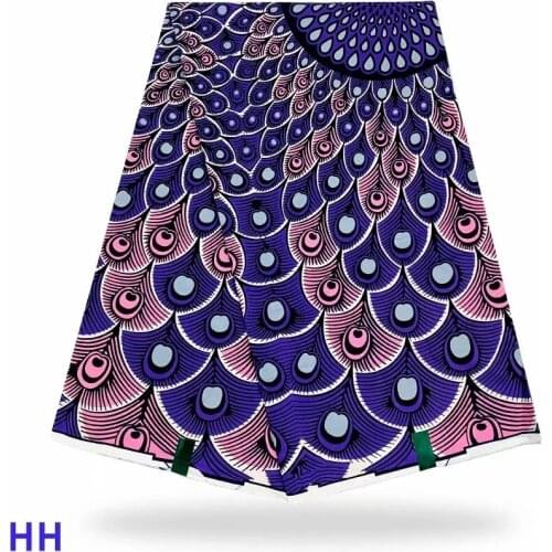 100%Real Wax African Printed Cotton Fabric By The Yard Veritable Soft99 Original Ankara Wax Fabric For Wedding Dress SP-ER 011