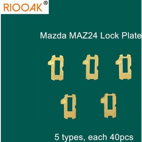 200pcs/lot MAZ24 Car Lock Reed Plate For Mazda Auto Lock Core Key Lock Repair Accessories Kits Locksmith Tools each 40pcs