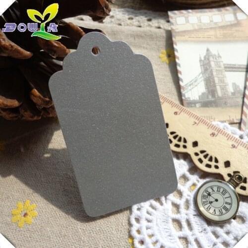 4X7Cm Rectangular Blank Kraft Paper Tags Listing Clothing Hand Made Marks For Baking Manual Product Card For Gift Handmade Tag