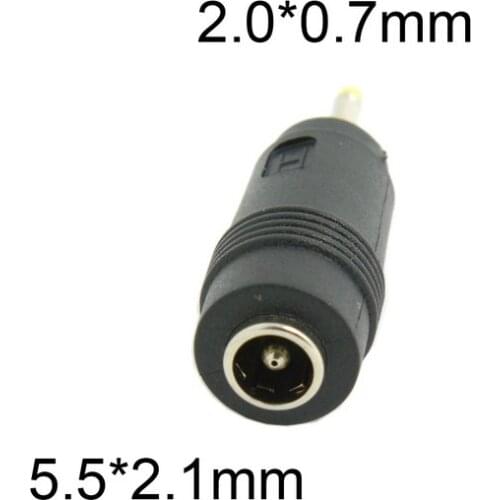 5.5*2.1 mm DC 5.5 2.1mm Female to 2.5*0.7 mm DC 2.5 0.7mm plug AC DC Power Plug Connector Adapter