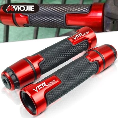 7/8" 22MM Motorcycle handlebar grip ends handle bar Motorbike handlebar grips FOR Honda VFR1200F 2010 2011 2012 2013 2014 2015