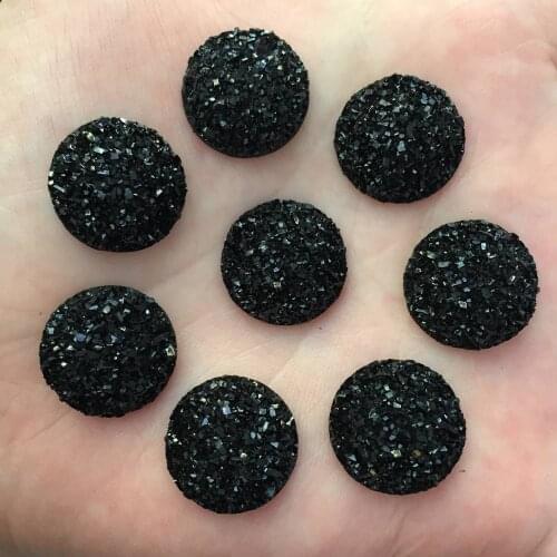 30pcs Resin 16mm Convex Ore round gem Flat back rhinestone appliques DIY Wedding ornament craft SF576