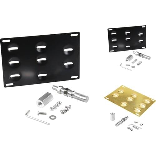 Car Front Tow Hook Number Plate Bracket with 8 Mounting Hole for Mazda 3 6