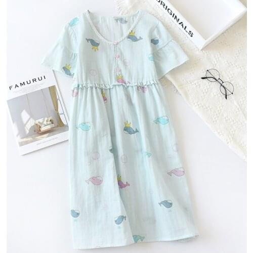 Женские ночные сорочки CLOUD COTTON STORY China At AliExpress