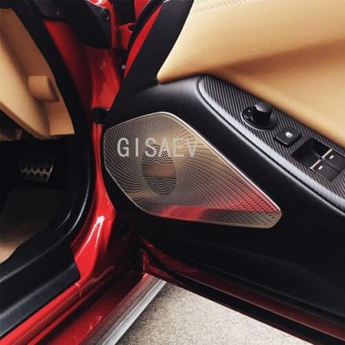 For 2016-2020 Mazda MX-5 MX 5 front pillar roof horn cover speaker cover audio decorative frame sequin auto parts