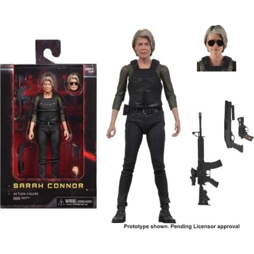 NECA Terminator Figure T-800 Figure Dark Fate Sarah Connor Action Figures Model Toy Doll Gift
