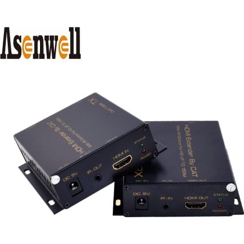 HDMI Compatible Adapter 150m 1080P 60Hz 3D Video Splitter Over IP Single Cat 5 Cat 5e/ 6 Cable RJ45 HDMI Extender over Ethernet