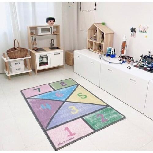 100x145cm Non-slip Baby Child Room Creeper Mat Infant Game Tent Pad Restaurant Hotel Area Rug