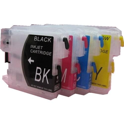 4 ink LC16 LC38 LC61 LC65 LC67 LC980 LC990 LC1100 refillable ink cartridge for brother MFC- J805D J850DN J850DWN J855DN 930CDN