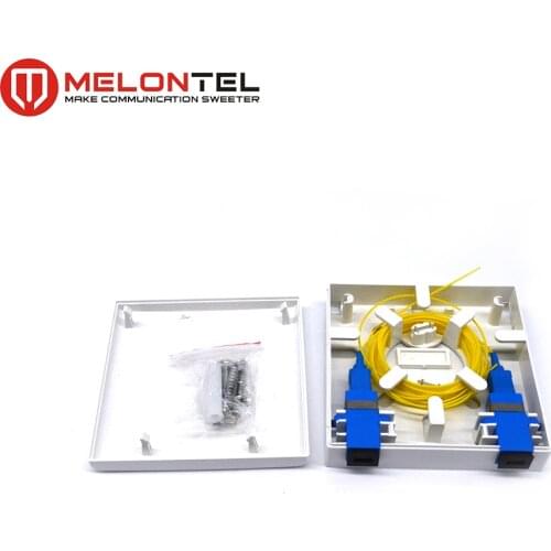 MT-1042 FTTH indoor mini 2 core ATB FTTH access terminal box with adaptor and pigtails