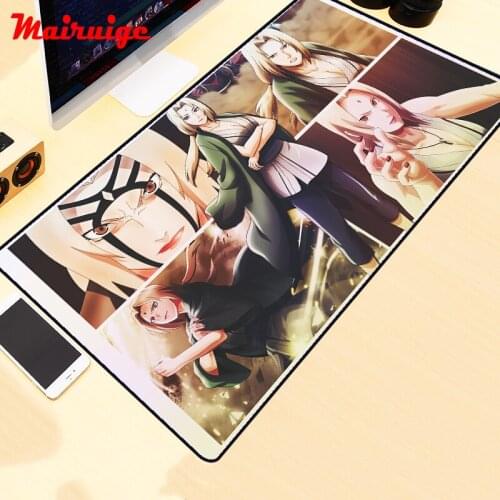 Naruto Shippuden Anime Mouse Pad Computer Gaming Accessories XXL Large Mousepad Pc Laptop Table Pad Gamer Desk Mat for Csgo Lol
