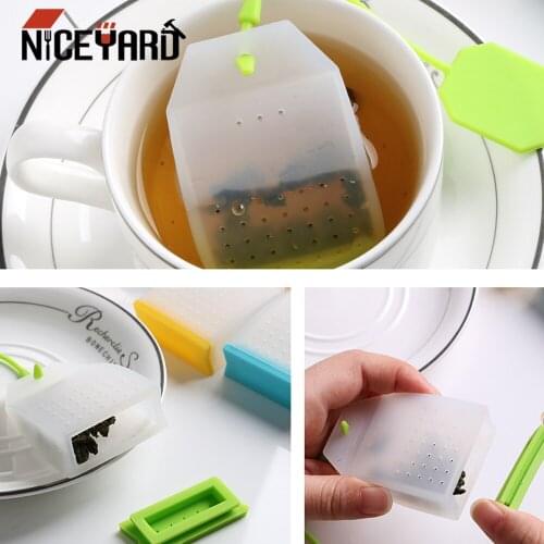 NICEYARD Food-grade Silicone Tea Bag Tea Strainers Tea Infuser High Temperature Resistance Herbal Tea Infusers Random Color