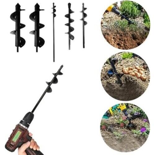 Planting Drill Bit House Drill Ground Drilling Garden Vegetable Ground Excavator Spiral Rod Twist Drill