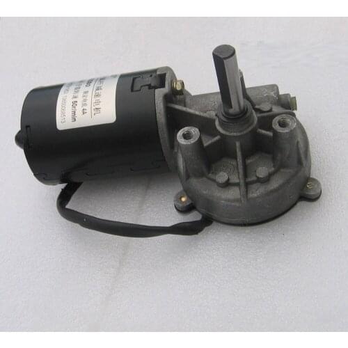 Right side DC 24V 30 rpm 50 rpm 100 rpm worm gear Volume gate motor