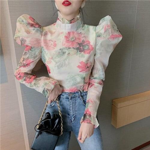 Seiwnibu Blouses With Sleeves
