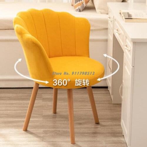 Chair Back Home Bedroom Computer Chair Writing Desk Chair Study Net Red Nordic Comfortable Simple Makeup Stool