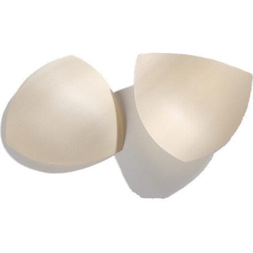 1pcs Swimsuit Padding Inserts Women Clothes Accessories Foam Triangle Sponge Pads Chest Cups Breast Bra Bikini Inserts Chest Pad