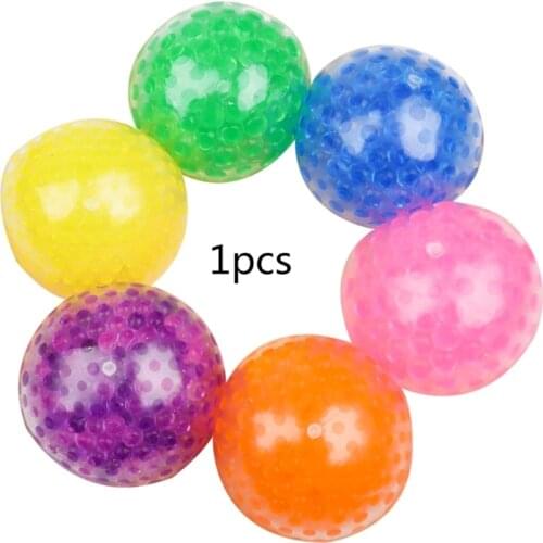 Water Beaded Stress Relief Balls Vent Decompression Toys Relax Toy Balls Bouncy Fidget Toy Eye-Catching Party Favors 69HE