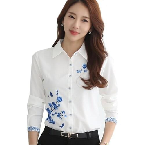 Блузки с принтом VWBQNZ China At AliExpress