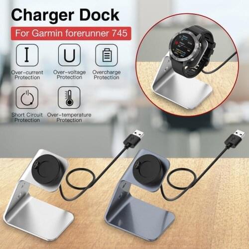 Charging Cable Dock Station For Garmin 745 Charger Dock Power Adapter Charging Stand Bracket Smart Accessories