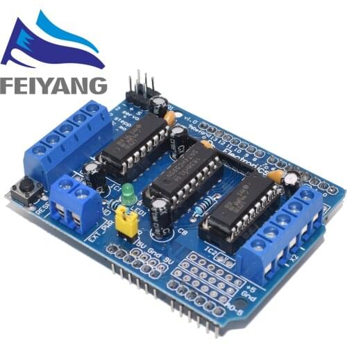 1pcs L293D Motor Drive Shield dual for Duemilanove, Motor drive expansion board