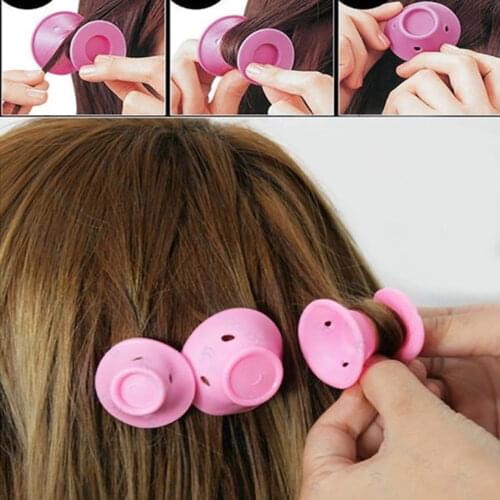 Magic Hair Care Rollers for Curlers Sleeping No Clip No Heat Soft Rubber Silicone Hair Curler Twist Hair Styling DIY Tool