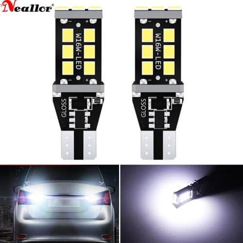 2x T15 led Canbus 921 W16W LED Bulb Car Backup Reverse Lights for Toyota Prius Celica Ipsum Verso Wish Prado Harrier Highlander