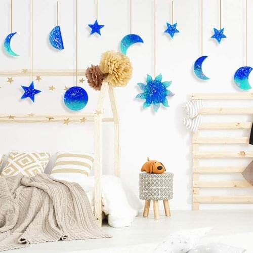 34pcs set latest style moon star epoxy resin mold silicone mold set UV resin DIY artist home decoration tools