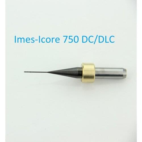 5 PCS/lot 0.6/1.0/2.5mm Length 53mm DC/DLC Dental Zirconia Tungsten Carbide CADCAM Milling Bur Machine Imes-Icore 750 System