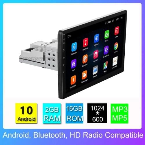 JOYINCAR 1DIN Android 10 /9.1 Car Radio Adjustable Screen GPS Navigation For Volkswagen Nissan Kia Toyota Hyundai Car Multimedia