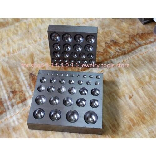 Large Steel Dapping Flat Block Bench for Jewelry Tools