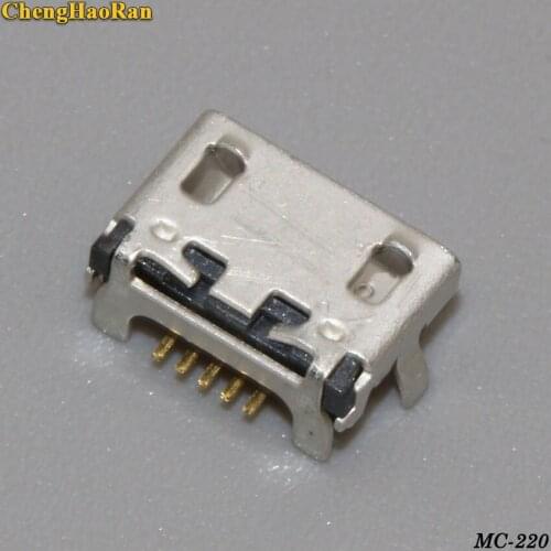 ChengHaoRan 5-200pcs mini Micro USB Charging Socket Port Jack connector for Lenovo TAB 2 A10-70 A7600 A3000H 10.1"