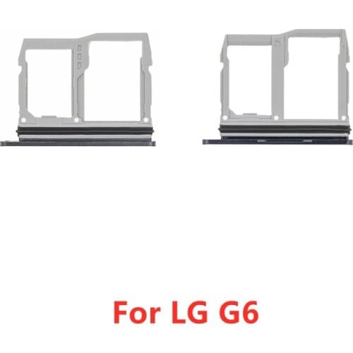 SIM Card Tray Slot Holder For LG G6 US997 VS988 Micro SD Memory Sim Holder Adapter Mobile phone Replacement Parts