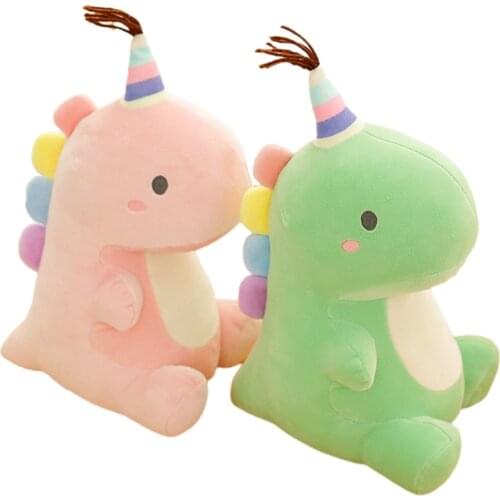 FUFUCAILLM Baby Stuffed Dinosaur Toy Kids Adorable Plush Toy Children Soft Animal Doll Cute Birthday Gift for Baby