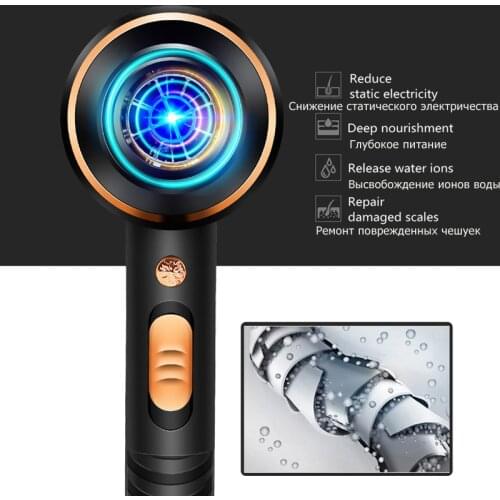 Kemei Hair Dryer Hot and Cold Wind Professional Blow Dryer for Salon 4000W Strong Power Electric Hairdryer Hair Drying Tools