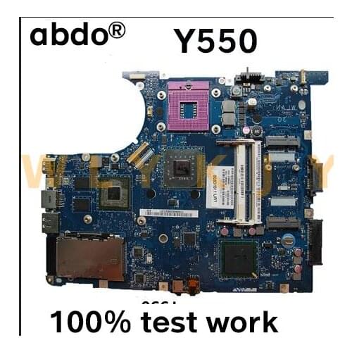 LA-4602P LA-4601P motherboard for Lenovo Y550 notebook motherboard PGA478 PM45 100% test work gift CPU