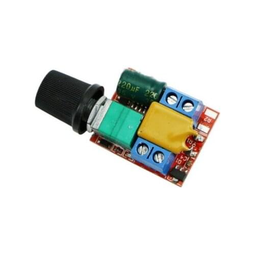 Mini DC 5A Motor PWM Speed Controller 3V-35V Speed Control Switch LED Dimmer