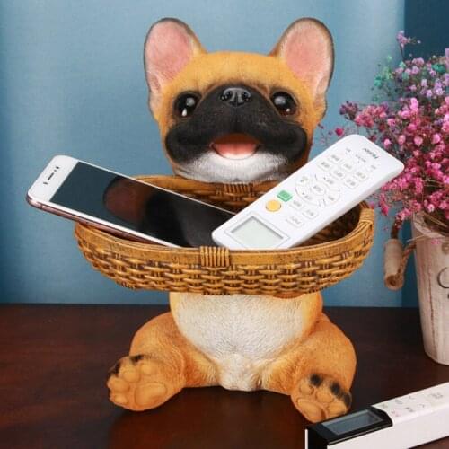 Fashion Living Room Bedroom TV Cabinet Home Dog Decoration Creative Entrance Hall Keys New Murals Ornaments Dog Models Ornaments