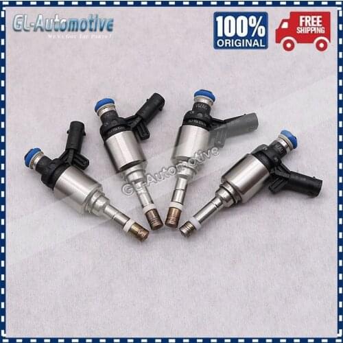 Set (4) Fuel Injectors For VW Beetle Tiguan Jetta GLI Passat CC AUDI A3 A4 A5 A6 Q5 TT 2.0T 06J906036N