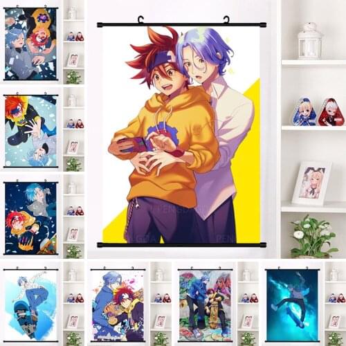 Print SK8 the Infinity Canvas Anime Characters Plastic Modern Home Decoration Hang Painting Scroll Picture Living Room Wall Art