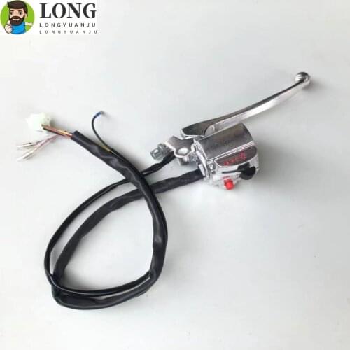 Silver Scooter Right Handlebar Switch with lever Electric start for 50cc 70cc 90cc 100cc 110cc 125cc Retro Chinese Motorcycle